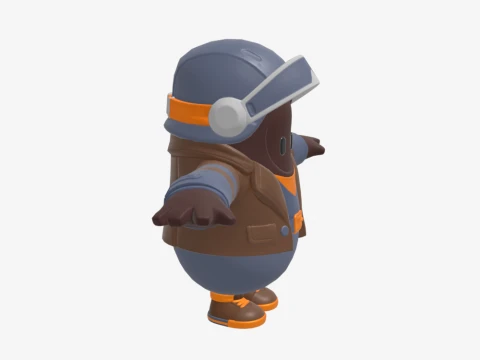 Maximilian Fall Guy - Fortnite 3D Model