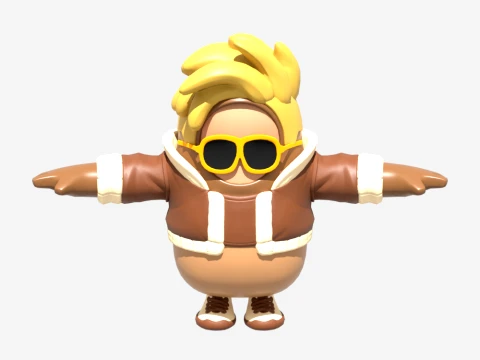 Cloudbreaker Fall Guy - Fortnite 3D Model