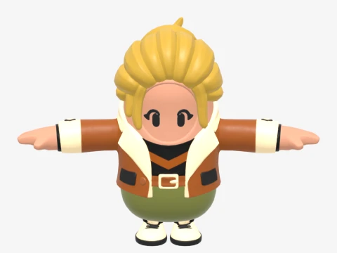 Wingtip Fall Guy - Fortnite 3D Model