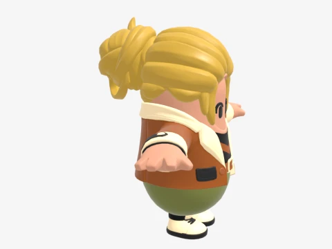 Wingtip Fall Guy - Fortnite 3D Model