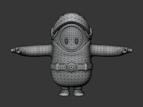 Cybernetic Assault Bomber Fall Guy - Fortnite 3D Model