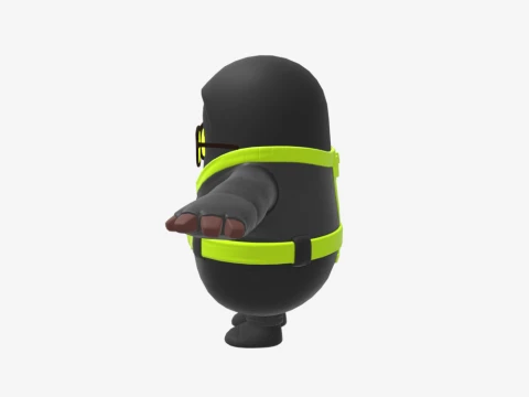 Waveripper Fall Guy - Fortnite 3D Model