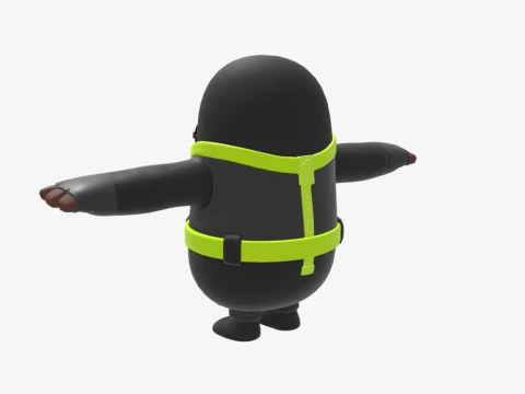 Waveripper Fall Guy - Fortnite 3D Model