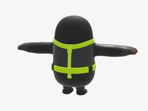 Waveripper Fall Guy - Fortnite 3D Model