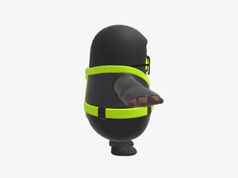 Waveripper Fall Guy - Fortnite 3D Model