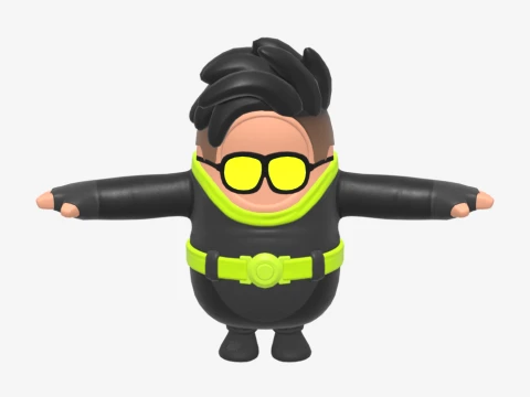 Barracuda Fall Guy - Fortnite 3D Model