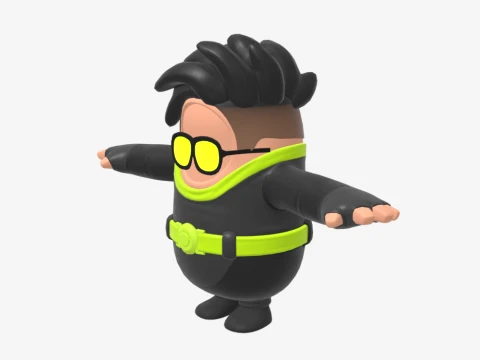 Barracuda Fall Guy - Fortnite 3D Model