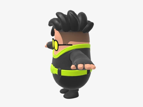 Barracuda Fall Guy - Fortnite 3D Model
