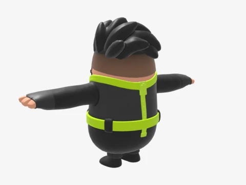 Barracuda Fall Guy - Fortnite 3D Model