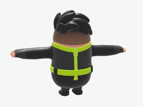 Barracuda Fall Guy - Fortnite 3D Model