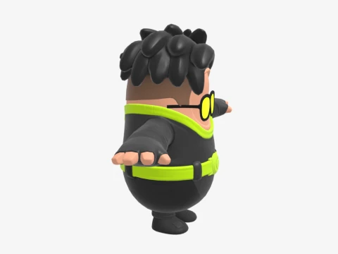 Barracuda Fall Guy - Fortnite 3D Model