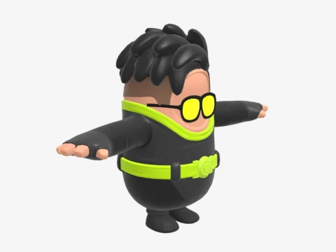 Barracuda Fall Guy - Fortnite 3D Model