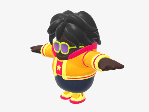 Funk Ops Fall Guy - Fortnite 3D Model