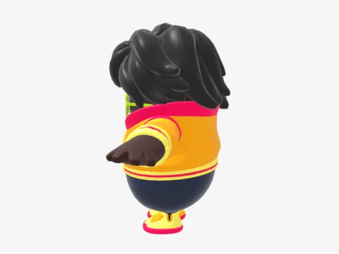 Funk Ops Fall Guy - Fortnite 3D Model