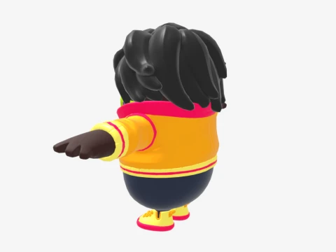 Funk Ops Fall Guy - Fortnite 3D Model