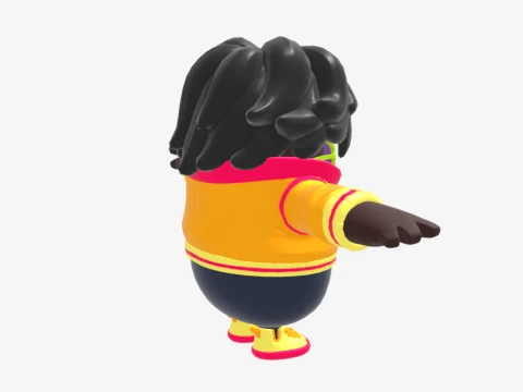 Funk Ops Fall Guy - Fortnite 3D Model