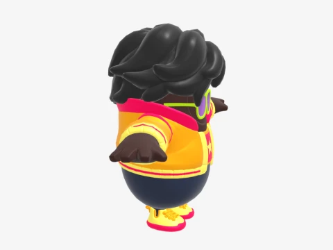 Funk Ops Fall Guy - Fortnite 3D Model