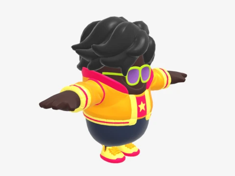 Funk Ops Fall Guy - Fortnite 3D Model