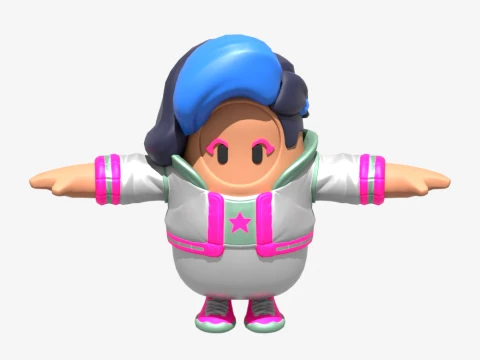 Sparkle Specialist Fall Guy - Fortnite 3D Model