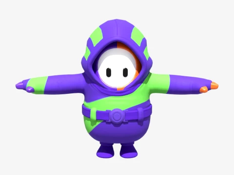 All-Hallows Steve Fall Guy - Fortnite Modelo 3D