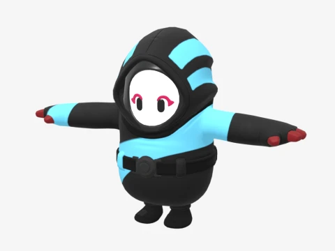 Tricksy Fall Guy - Fortnite 3D Model