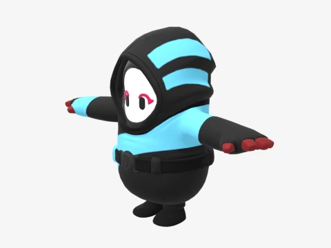 Tricksy Fall Guy - Fortnite 3D Model