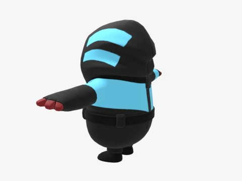 Tricksy Fall Guy - Fortnite 3D Model