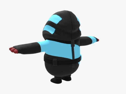Tricksy Fall Guy - Fortnite 3D Model