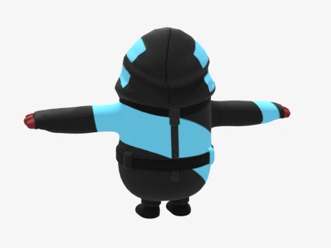 Tricksy Fall Guy - Fortnite 3D Model