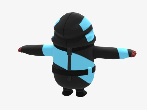 Tricksy Fall Guy - Fortnite 3D Model