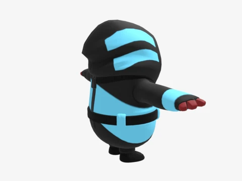 Tricksy Fall Guy - Fortnite 3D Model