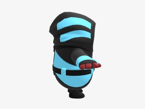 Tricksy Fall Guy - Fortnite 3D Model