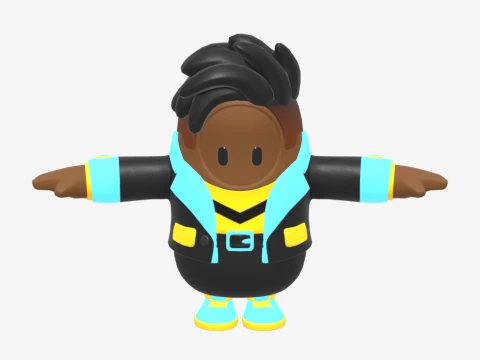 Y0ND3R Fall Guy - Fortnite 3D Model