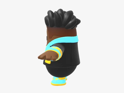Y0ND3R Fall Guy - Fortnite 3D Model
