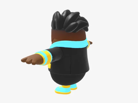 Y0ND3R Fall Guy - Fortnite 3D Model