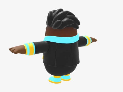 Y0ND3R Fall Guy - Fortnite 3D Model