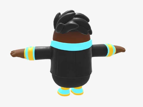 Y0ND3R Fall Guy - Fortnite 3D Model