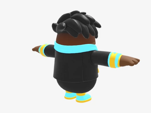 Y0ND3R Fall Guy - Fortnite 3D Model