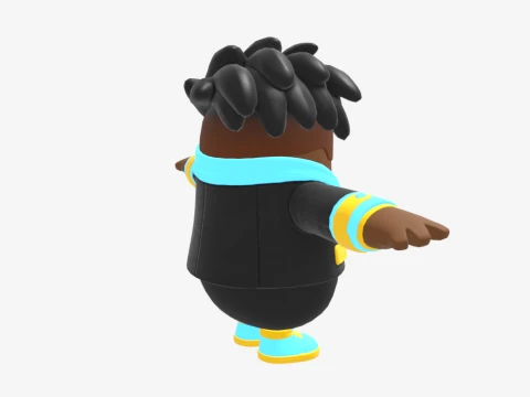 Y0ND3R Fall Guy - Fortnite 3D Model