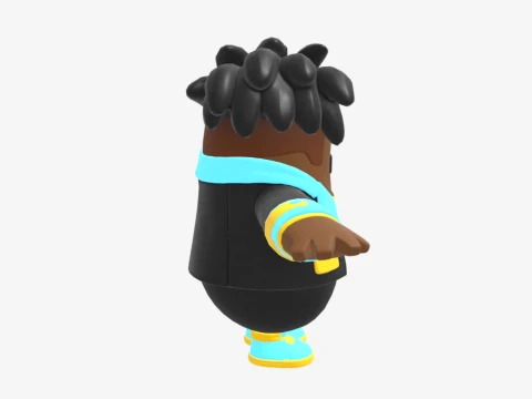 Y0ND3R Fall Guy - Fortnite 3D Model