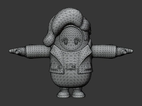 Dali Fall Guy - Fortnite 3D Model