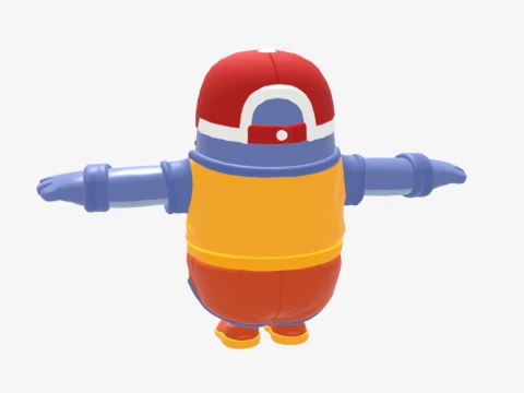 Safety First Steve Fall Guy - Fortnite 3D Model
