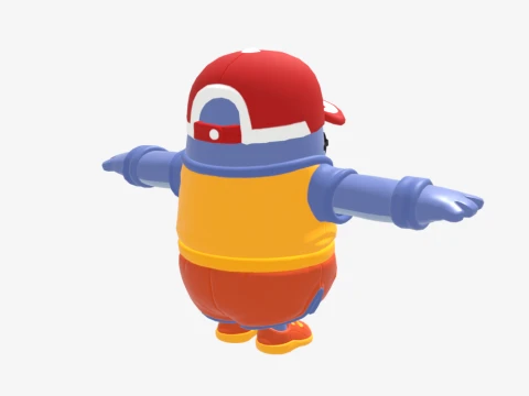 Safety First Steve Fall Guy - Fortnite 3D Model