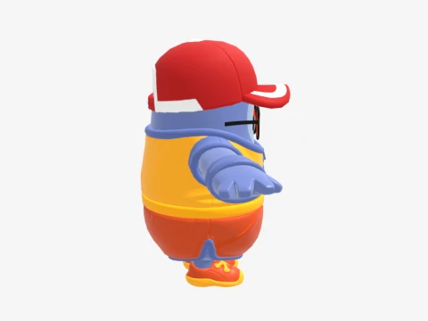 Safety First Steve Fall Guy - Fortnite 3D Model