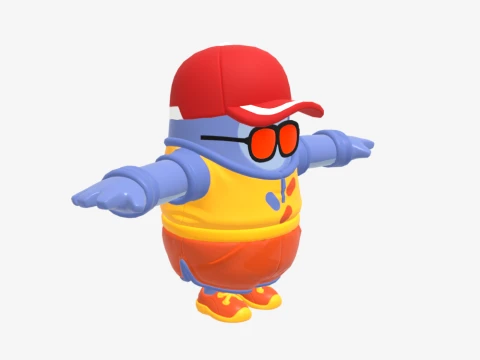 Safety First Steve Fall Guy - Fortnite 3D Model