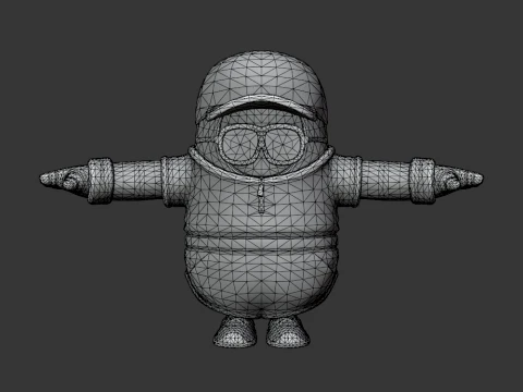 Safety First Steve Fall Guy - Fortnite 3D Model