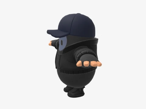 Marius Fall Guy - Fortnite 3D Model