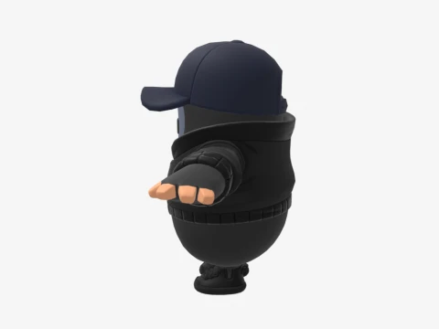 Marius Fall Guy - Fortnite 3D Model