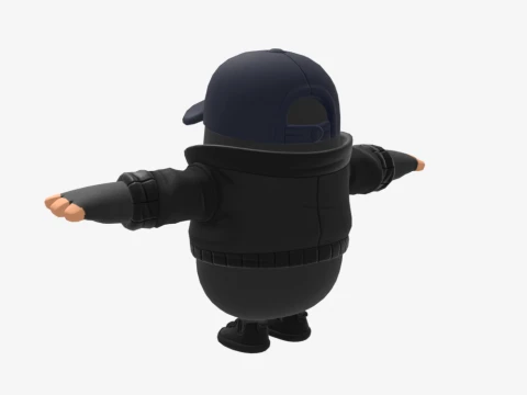 Marius Fall Guy - Fortnite 3D Model