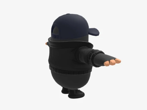 Marius Fall Guy - Fortnite 3D Model
